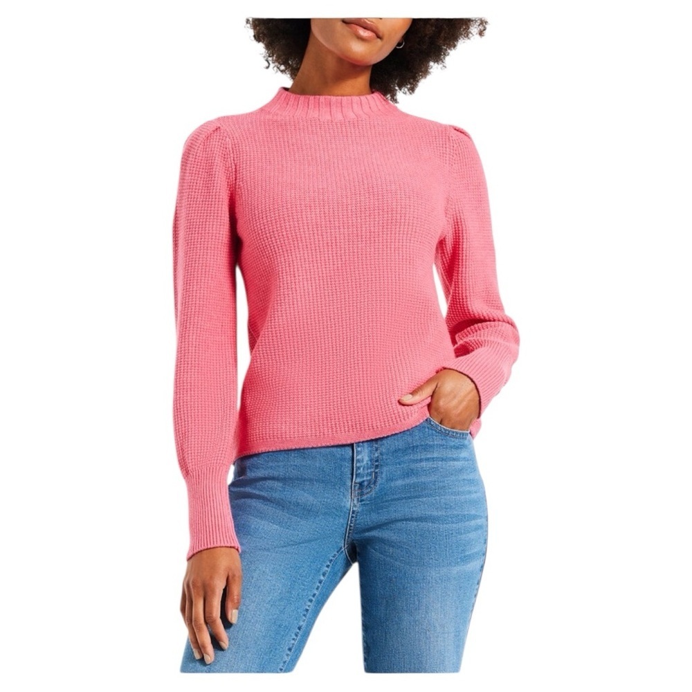 NWOT NIC+ZOE Waffle Stitch Sweater